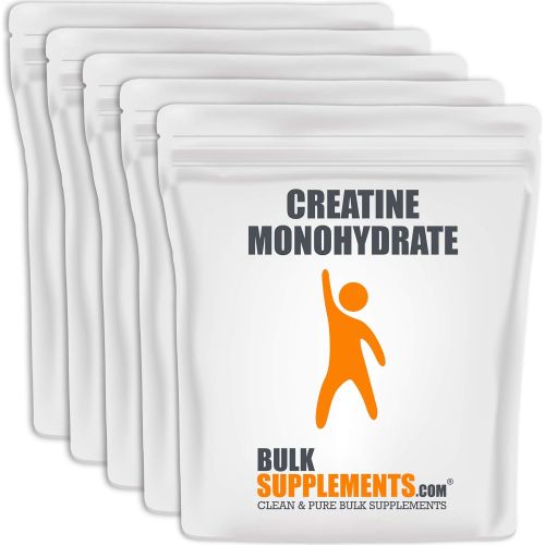  Creatine Monohydrate Powder Micronized by BulkSupplements (5 kilograms) | 99.99% Pure High Performance Formula | PrePost Workout Supplement for Extreme Muscle Building & Energy