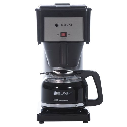  BUNN 10-Cup Velocity Brew BX Coffee Brewer, Black, Stainless Steel