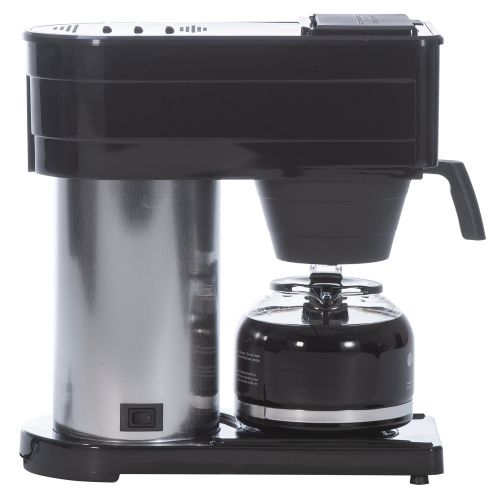  BUNN 10-Cup Velocity Brew BX Coffee Brewer, Black, Stainless Steel