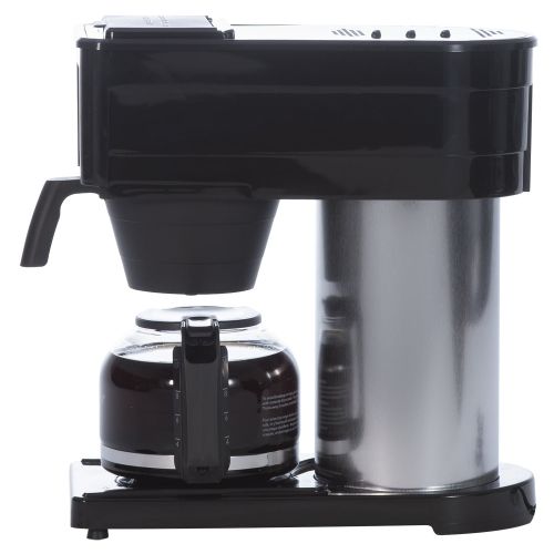  BUNN 10-Cup Velocity Brew BX Coffee Brewer, Black, Stainless Steel