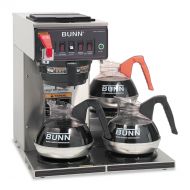 BUNN CWTF15-3 3L, 12-Cup Automatic Commercial Coffee Brewer, 3 Warmers