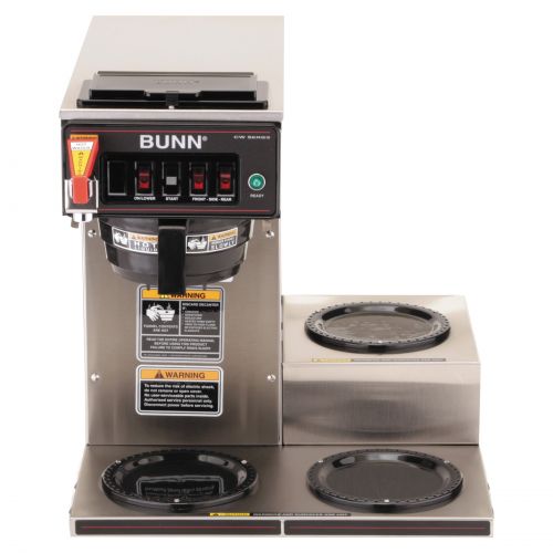  BUNN CWTF15-3 3L, 12-Cup Automatic Commercial Coffee Brewer, 3 Warmers