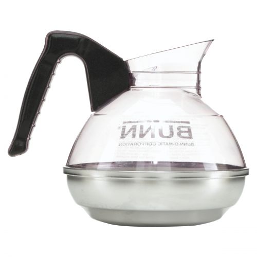  BUNN Easy Pour 12-Cup Commercial Decanter, Black - Regular