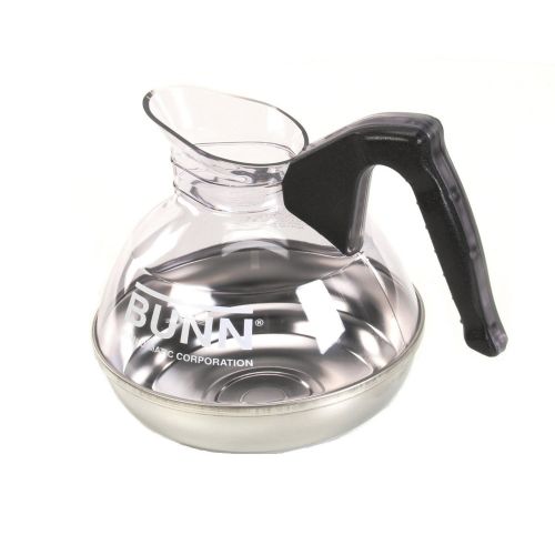  BUNN Easy Pour 12-Cup Commercial Decanter, Black - Regular