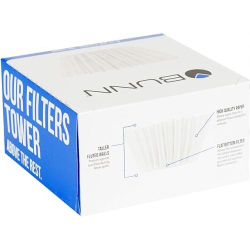  BUNN 8-12 Cup Coffee Filters, 6 each, 100ct