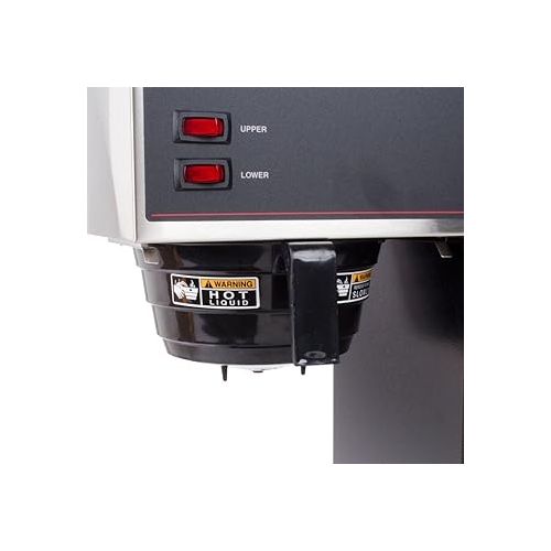  BUNN VPR 12 Cup Pourover Coffee Brewer with 2 Warmers - 120V 33200.0000, Black