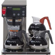 BUNN Axiom 15-3, Automatic Commercial 12-Cup Coffee Maker, 3 Lower Warmers, 38700.0002,Gray