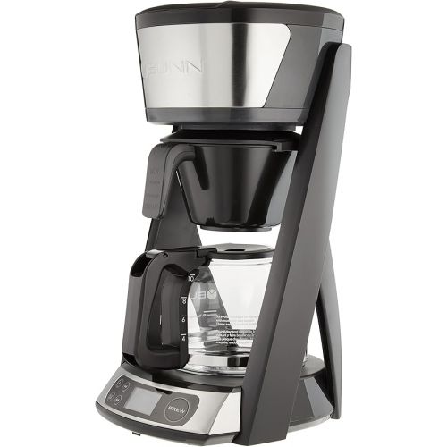  BUNN Heat N Brew Programmable Coffee Maker, 10 cup, Stainless Steel, HB