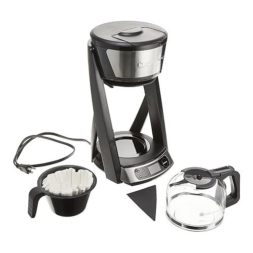  BUNN Heat N Brew Programmable Coffee Maker, 10 cup, Stainless Steel, HB