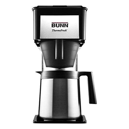  BUNN BT Velocity Brew 10-Cup Thermal Carafe Home Coffee Brewer, Black