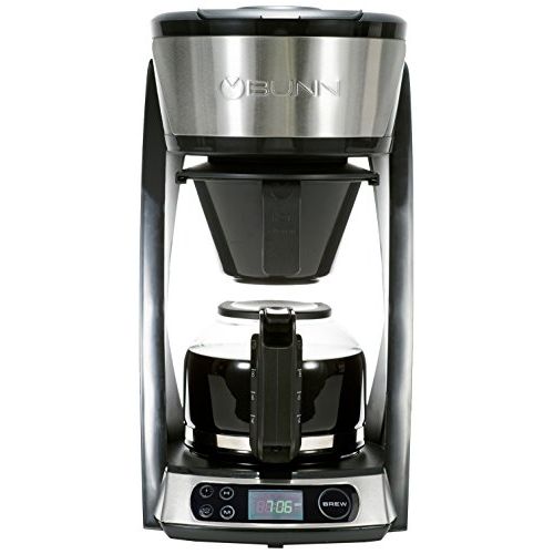  BUNN Heat N Brew Programmable Coffee Maker, 10 cup, Stainless Steel