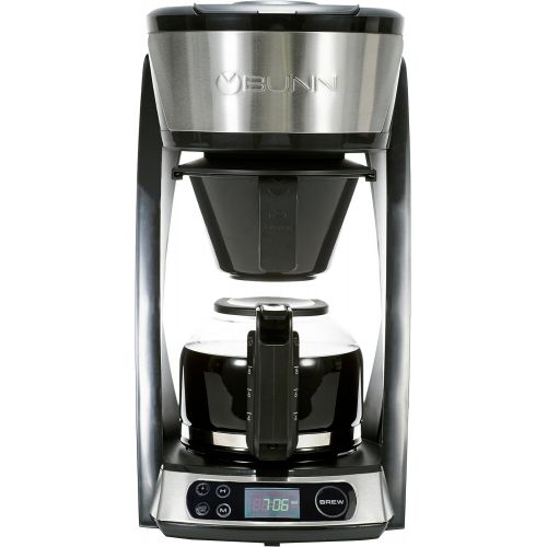  BUNN Heat N Brew Programmable Coffee Maker, 10 cup, Stainless Steel