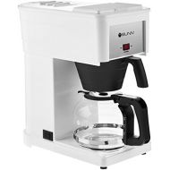 BUNN GRW Velocity Brew 10-Cup Home Coffee Brewer, White