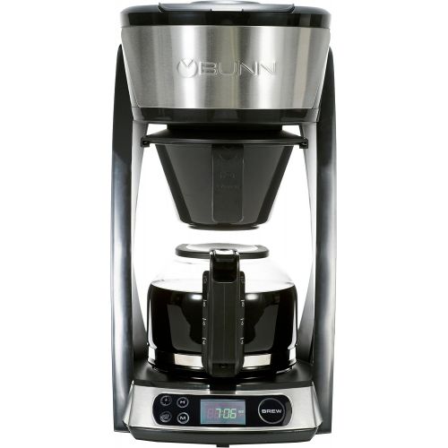  BUNN Heat N Brew Programmable Coffee Maker, 10 cup, Stainless Steel: Kitchen & Dining