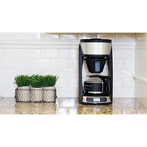  BUNN Heat N Brew Programmable Coffee Maker, 10 cup, Stainless Steel (NEW)