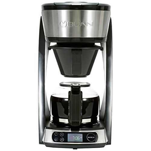  BUNN Heat N Brew Programmable Coffee Maker, 10 cup, Stainless Steel (NEW)