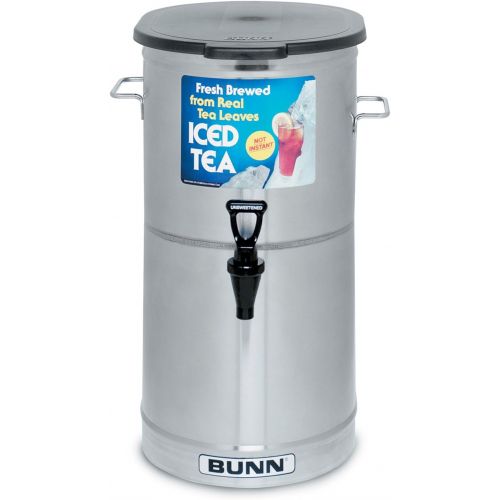  BUNN TDO-4 Commercial Iced Tea Dispenser w/Solid Lid, Oval