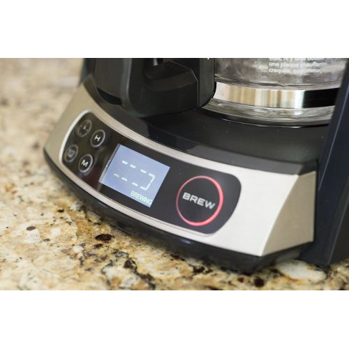  BUNN HB Heat N Brew Programmable Coffee Maker, 10 Cup, Stainless Steel