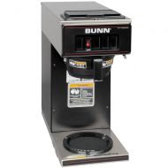 BUNN Bunn VP17-1 BLK Pourover Coffee Brewer with 1 Lower Warmer - Black 120V(Bunn 13300.0011)