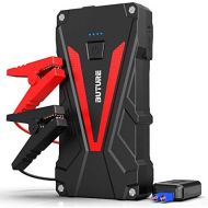 BUTURE Car Jump Starter, 800A Peak 12800mAh Portable Car Battery Starter (up to 6.0L Gas/5.0L Diesel Engines) Auto Battery Booster Pack with Smart Safety Jumper Cable, QC3.0 USB Ou