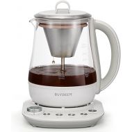 BUYDEEM K156 Tea Maker, Electric Kettle for Coffee and Tea Brewer with 6 Flavor Controls, 4 Temperature Settings, 8 Hours Keep Warm, 1.5L