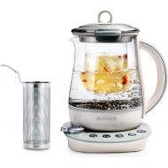 [아마존 핫딜] [아마존핫딜]BUYDEEM Buydeem K2683 Health-Care Beverage Tea Maker and Kettle, 9-in-1 Programmable Brew Cooker Master, 1.5 L, Gray