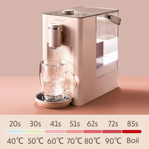 [아마존베스트]BUYDEEM S7133 Hot Water Boiler and Warmer, Fresh, Instant, Adjustable Temperatures, Great for Infant Formula, 2.6L, Pink