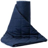 [아마존핫딜][아마존 핫딜] BUZIO Weighted Blanket 7 lbs (for 70-90 lbs Kids), Heavy Blanket with Oeko-TEX Standard Cool Cotton and Premium Glass Beads (41 x 60 Inches, Navy Blue)