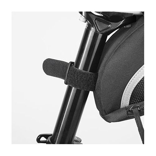  BV Bicycle Strap-On Saddle Bag with perfect Size I With reflective for a Safety ride I Seat Bag, Cycling Bag - Bike Bag for all our essentials, bike bags for bicycles, bike seat bag