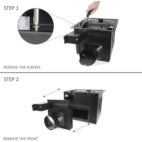  [아마존 핫딜]  [아마존핫딜]BV Ultra-Quiet 110 CFM, 1.2 Sones Bathroom Ventilation and Exhaust Bath Fan