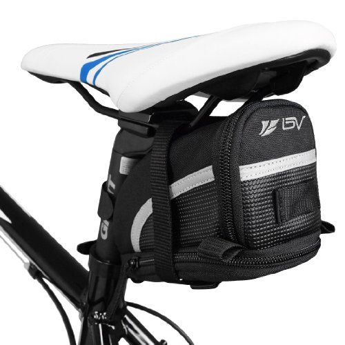  BV Bicycle Strap-On Bike Saddle Bag/Seat Bag/Cycling Bag