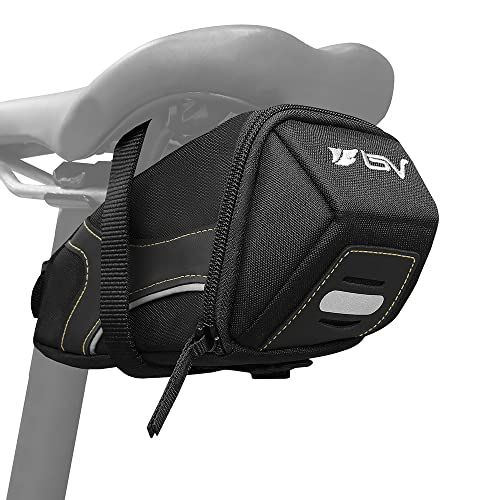  BV Bicycle Y-Series Strap-On Bike Saddle Bag/Bicycle Seat Pack Bag, Cycling Wedge with Multi-Size Options