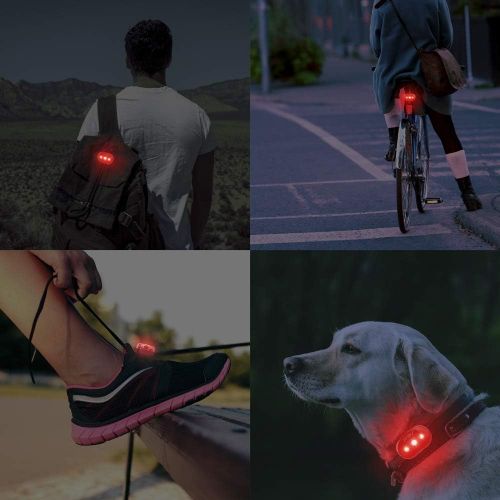  BV USA BV Bicycle Light Set Super Bright 5 LED Headlight, 3 LED Taillight, Quick-Release