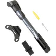 BV Mini Bike Pump Portable Frame Pump, 120PSI High Pressure - Smart Valve Fits Presta & Schrader