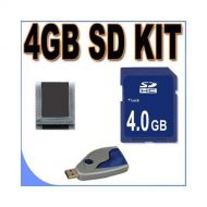 BVI 4GB SD/HC Memory Card Secure Digital BigVALUEInc Accessory Saver Bundle for Fuji/Fujifilm Finepix Cameras