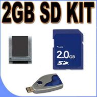 BVI 2GB SD (Micro SD with SD Adapter) Memory Card Secure Digital BigVALUEInc Accessory Saver Bundle for Fuji/Fujifilm Finepix Cameras