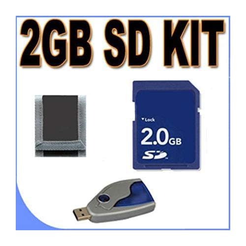  BVI 2GB SD (Micro SD with SD Adapter) Memory Card Secure Digital BigVALUEInc Accessory Saver Bundle for Fuji/Fujifilm Finepix Cameras