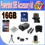 BVI PowerShot S95 Accessory Saver Bundle (16GB Memory Card + Extended Life Battery + USB Card Reader + Deluxe Camera Case + Accessory Saver Bundle)!