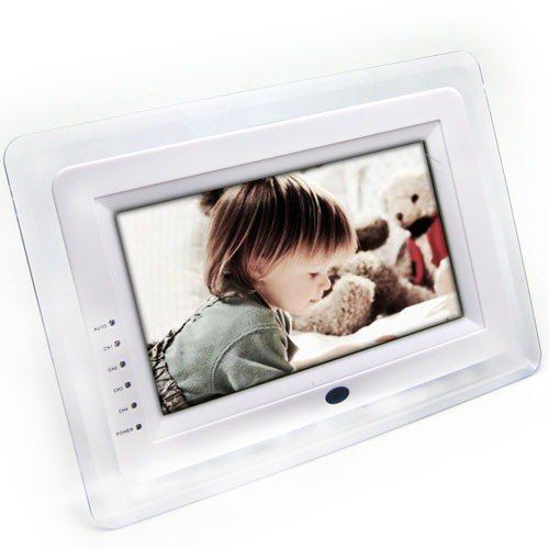  BW 7 Inch TFT LCD Baby Monitor Systems with High-def 2.4GHz Wireless Camera