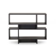 BW Interiors Modern 4 Shelf Bookshelf in Dark Brown