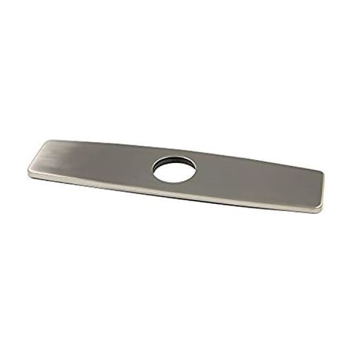  BWE 10 Commercial Kitchen Sink Faucet Hole Cover Deck Plate Escutcheon Brushed Nickel