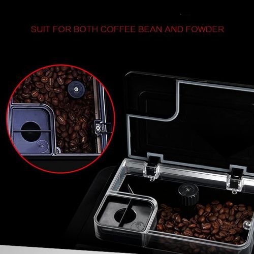  BYCDD Automatic Espresso Coffee Machine, Coffee Maker, Burr Grinder, with Milk Frother for Cafe Americano, Latte and Cappuccino Drinks,Black