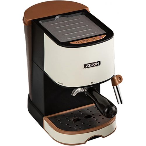  BYCDD Automatic Espresso Coffee Machine, Coffee Maker, Burr Grinder, with Milk Frother for Cafe Americano, Latte and Cappuccino Drinks,Black White