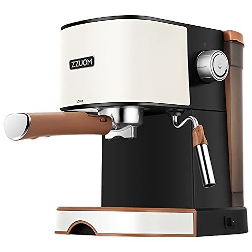  BYCDD Automatic Espresso Coffee Machine, Drip Coffee Maker Portable Coffee Pour Over Maker Perfect for Home and Office,Black White