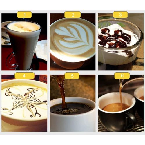  BYCDD Espresso Machines, Bar Fast Heating Automatic Cappuccino Coffee Maker with Foaming Milk Frother Wand for Espresso,Black