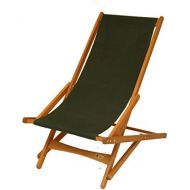[아마존베스트]BYER OF MAINE, Pangean Glider Chair, Easy to Fold and Carry, Hardwood, Sling Chair, Wood Beach Chair, Perfect for Camping, Matching Furniture in the Pangean Line, 38D X 25W X 39H,