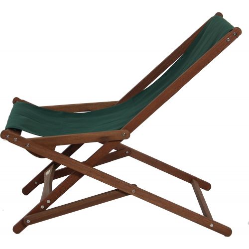  [아마존베스트]BYER OF MAINE, Pangean Glider Chair, Easy to Fold and Carry, Hardwood, Sling Chair, Wood Beach Chair, Perfect for Camping, Matching Furniture in the Pangean Line, 38D X 25W X 39H,