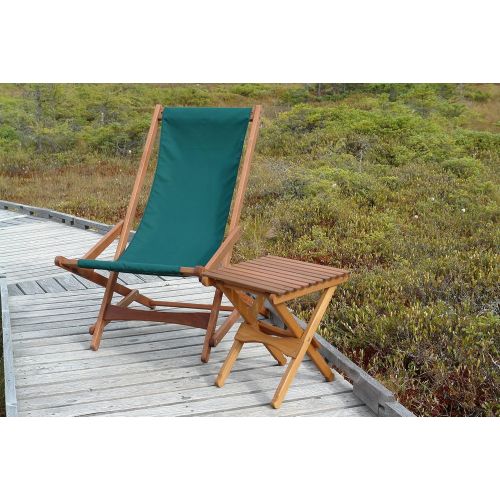  [아마존베스트]BYER OF MAINE, Pangean Glider Chair, Easy to Fold and Carry, Hardwood, Sling Chair, Wood Beach Chair, Perfect for Camping, Matching Furniture in the Pangean Line, 38D X 25W X 39H,