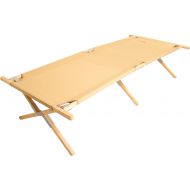 BYER OF MAINE, Maine Heritage Cot, Extra Large, Holds 375lbs, North American Hardwood Frame, 84L x 31W x 18H, Wood Cot, Army Cot, Wooden Cot, Camping Cot, Sleeping Cot, Folding Cot