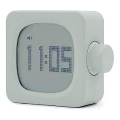  BYFRI Rechargeable Wake Up Bedside Lamp Alarm Clock Outdoor Movable Clock Snooze and Light Memory Function Display Digital Alarm Clock